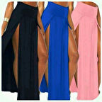 Elo  TP101055 Uzun Derin Yırtmaçlı Etek