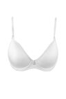 Kadın Soft Kaplı Desteksiz Taşlı Sütyen Ekru 9700 Diana