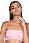 Kadın Neon Pembe Seamless Straplez Büstiyer Sütyen MI16SBU00001