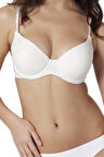 Kadın Beyaz Desteksiz Boş Kap Sütyen Elf568ork2150ccm