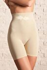 2541s Toparlayıcı Dikişsiz Kısa Paçalı Yüksek Bel Şort Korse