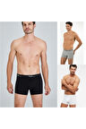 Erkek Tight Strech Boxer 3 Renk
