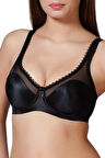 Kadın Siyah Balenli Toparlayıcı Sütyen ELF568YN1640