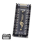Ropcomp ARGB HUB 11 Port 5V 3-Pin ARGB ve Fan HUB