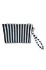 Kadın Dikey Zebra El Askılı Portföy Clutch Çanta