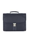 Case Club Kilit Mekanizmalı Erkek Evrak Çantası 15,6" inç Organizer Bölmeli Omuz Askılı Dosya Uyumlu