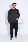 Uzun Kollu Erkek Pijama Takımı