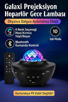 Galaxy Bluetooth Hoparlör Gece Lambası Lazer Işık ve Parti LED Disko Topu