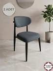 EVKO MOBİLYA İnci Sandalye, Mutfak Salon Sandalyesi, 2 Adet Sandalye, Metal Sandalye, Yemek Sandalyesi, Otel Cafe Restoran Sandalyesi