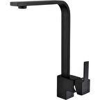 Venita Siyah Kare Mutfak Eviye Batarya