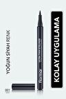 Flormar Ultra Ince Uçlu Eyeliner (SİYAH) - Ultra Thin Eyeliner - 001 Black - 8690604478491