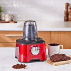 Karaca Mastermaid Power Multifunctional 10 In 1 Imperial Red Mutfak Robotu, Blender Seti 2000w