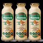 PLANTERO 3'lü Badem Sütü Bazı Konsantre Bitkisel Süt (250GR, %100 BADEM, ŞEKERSİZ)
