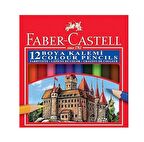 Faber-Castell Karton Kutu Boya Kalemi 12 Renk Yarım Boy (5171116412)