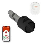DESi Utopic R Siyah Akıllı Kilit Telefondan Kontrol - Akıllı Köprülü Set - Her Kapıya Deliksiz Montaj Imkanı