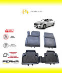 Mercedes C Serisi W205 2015-2021 Uyarlanabilir Universal Havuzlu Paspas
