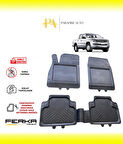 Volkswagen Amarok 1 2010-2020 Uyarlanabilir Universal Havuzlu Paspas