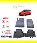 Ford Courier 2014-2023 Uyarlanabilir Universal Havuzlu Paspas