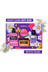 Yoğun Nemlendirme Etkili Dörtlü Vücut Bakım Hediye Seti KUNDAL Body Care Gift Box (White Musk)