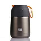 baby plus Vakumlu Çift Taraflı Bebek Mama Saklama Termosu 450 ml