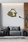 Pleksi Glass Harf Dekoratif Tablo G Harfi