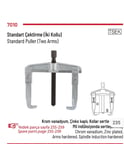 Standart Çektirme İki Kollu 8*10