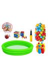 Havuz Bowling Bultak Basketbol Pota 100 Havuz Topu Set