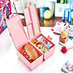 Çift Kapaklı Bölmeli Beslenme Kabı