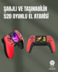 P5 Gamepad Konsol – Nostaljik Oyun Deneyimi, 520 Klasik Oyun Seçeneği