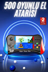 500 Oyunlu Sup Konsolu Taşınabilir Mini Gamepad 3,5 İnç Ekran