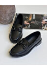 Kadın Zincirli Loafer BA-1090