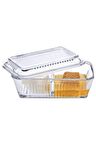 Paşabahçe 2 Bölmeli Saklama Kabı Reçellik Ballık Fma04704