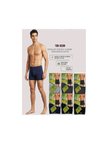 Tuku Elit 1254 Erkek Boxer Bambu Elastan Yumuşak Doku Konforlu Karışık Boxer 6'lı Paket Abani Classic
