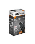 Only Evo Beyond Siyah Pudrasız Nitril Eldiven - Muayne İş Eldiveni - Large - 100'lü Paket