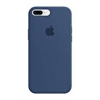 iPhone 7 Plus ve 8 Plus Uyumlu İçi Kadife Logolu Silikon Lansman Kılıf