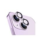 iPhone 14 Uyumlu Metal Çerçeveli 2'li Kamera Lens Koruyucu