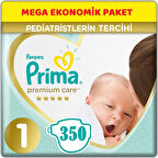 Prima Premium Care Bebek Bezi 1 Numara (2-5Kg) Yenidoğan 350 Adet