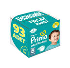 Prima Bebek Bezi Beden:8 17+kg Xxx Large 93 Adet 8 Numara