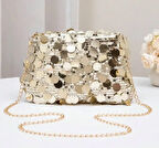 Gold Pullu Omuz Çantası