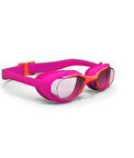 decathlon yüzücü gözlüğü Pembe/turuncu - Şeffaf Camlar - Xbase
