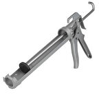 Gri Profesyonel Silikon Tabancası – Takılma Yapmaz Mekanizma, Yüksek Basınç Performansı