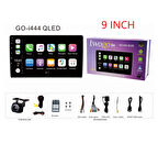 Twogo İ444 QLED 9 Inch Multimedya 2+64Gb Android 15 Carplay Android Auto 4x60W USB/BT/FM