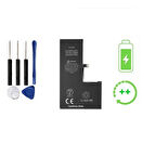İphone XS İle Uyumlu Güclendirilmis İthal Pil Batarya