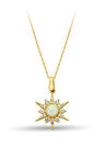 Yıldız Altın Kolye Zk068