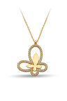 Kelebek Altın Kolye