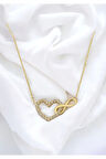 Sevgililer Günü Kalp Altın Kolye Zk0199
