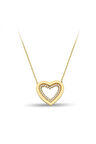 Kalp Altın Kolye Zk0226