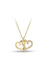 Kalp Altın Kolye Zk0229