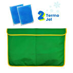 Havhav Yeşil Orta-Büyük Irk Köpek Serinletici Minder 70x50 | 2 Termo Jel Dahil