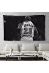Michael Jordan Kanvas Duvar Örtüsü-Halısı, Chicago Bulls-5087